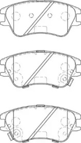 Комплект тормозных колодок FD7285A NECTO