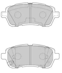 Комплект тормозных колодок FD7563A NECTO