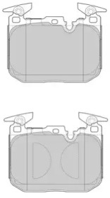 Комплект тормозных колодок FD7616A NECTO