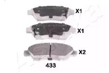 Комплект тормозных колодок 50-04-433 ASHIKA