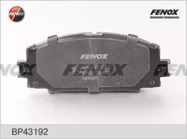 Комплект тормозных колодок BP43192 FENOX