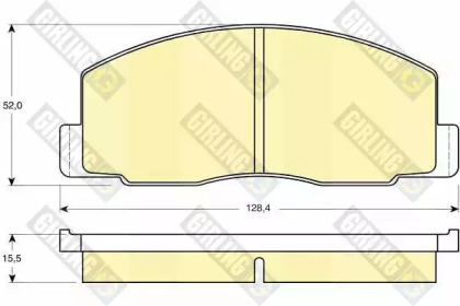 Комплект тормозных колодок 6103889 GIRLING