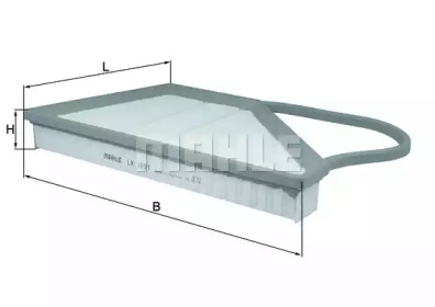 Фильтр LX 1091 MAHLE ORIGINAL