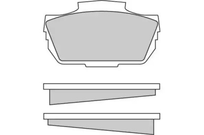 Комплект тормозных колодок 12-0030 E.T.F.