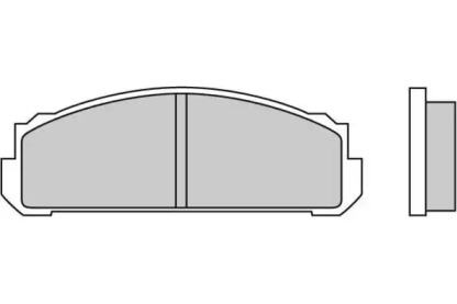 Комплект тормозных колодок 12-0076 E.T.F.