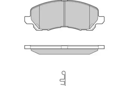 Комплект тормозных колодок 12-1080 E.T.F.