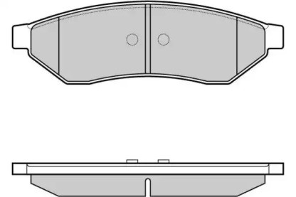 Комплект тормозных колодок 12-1162 E.T.F.