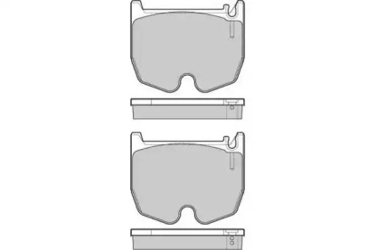 Комплект тормозных колодок 12-1163 E.T.F.
