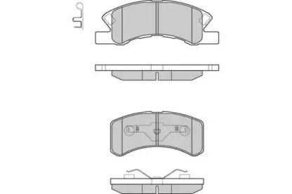 Комплект тормозных колодок 12-1190 E.T.F.