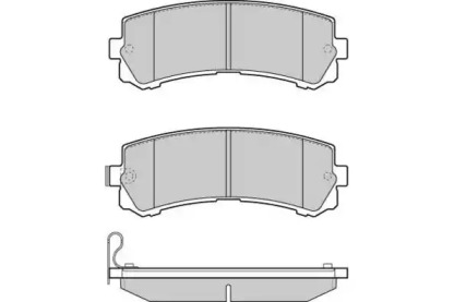 Комплект тормозных колодок 12-1276 E.T.F.
