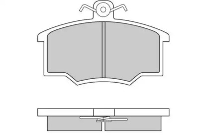 Комплект тормозных колодок 12-0143 E.T.F.