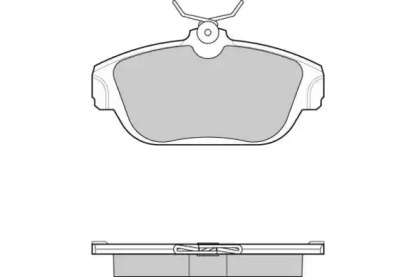 Комплект тормозных колодок 12-0505 E.T.F.