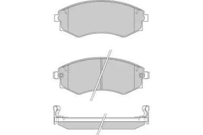 Комплект тормозных колодок 12-0941 E.T.F.