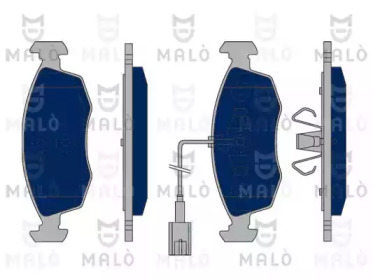 Комплект тормозных колодок 1050158 MALÒ