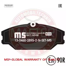 Комплект тормозных колодок 13046028952N-SET-MS MASTER-SPORT