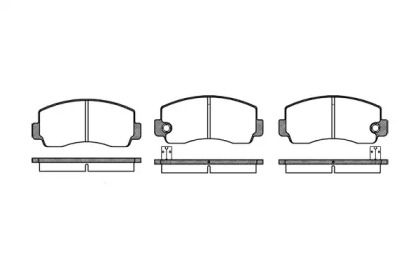 Комплект тормозных колодок P1943.10 WOKING