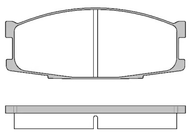 Комплект тормозных колодок P3833.00 WOKING