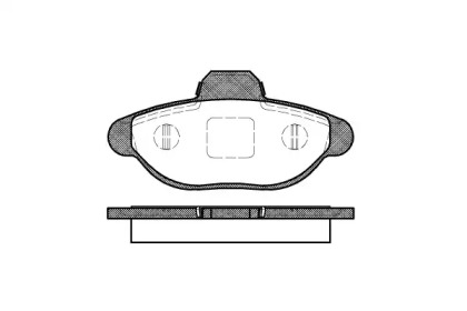 Комплект тормозных колодок P5143.10 WOKING