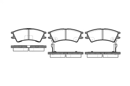 Комплект тормозных колодок P7753.02 WOKING