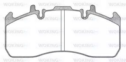 Комплект тормозных колодок JSA 12173.10 WOKING