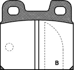 Комплект тормозных колодок BPA0005.01 OPEN PARTS