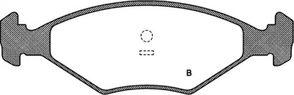 Комплект тормозных колодок BPA0281.00 OPEN PARTS