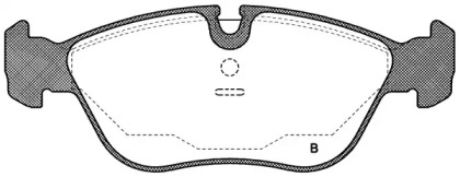 Комплект тормозных колодок BPA0446.00 OPEN PARTS