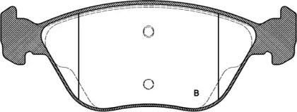 Комплект тормозных колодок BPA0589.32 OPEN PARTS