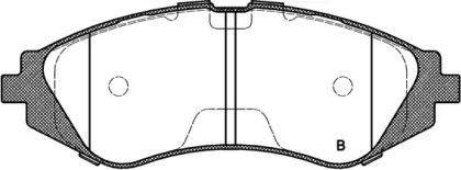 Комплект тормозных колодок BPA0645.02 OPEN PARTS