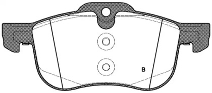 Комплект тормозных колодок BPA0719.00 OPEN PARTS