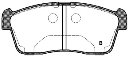 Комплект тормозных колодок BPA0724.02 OPEN PARTS