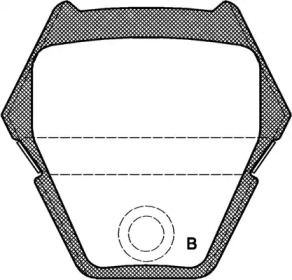 Комплект тормозных колодок BPA0752.22 OPEN PARTS