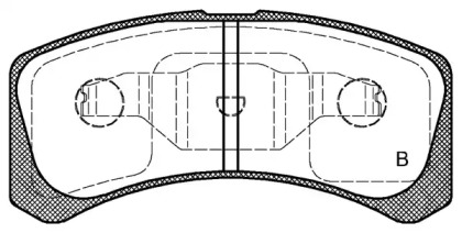 Комплект тормозных колодок BPA1111.02 OPEN PARTS