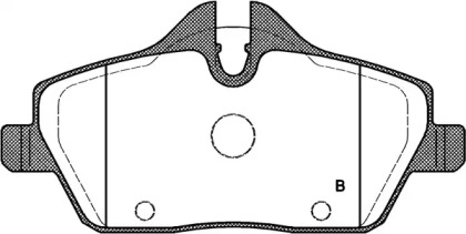 Комплект тормозных колодок BPA1131.00 OPEN PARTS