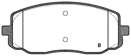 Комплект тормозных колодок BPA1133.02 OPEN PARTS