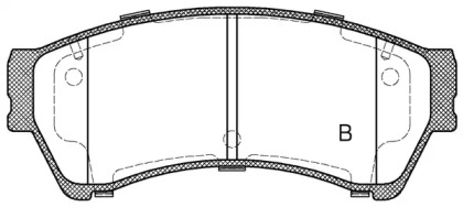 Комплект тормозных колодок BPA1196.02 OPEN PARTS