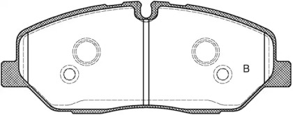 Комплект тормозных колодок BPA1226.32 OPEN PARTS