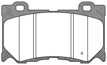 Комплект тормозных колодок BPA1372.01 OPEN PARTS