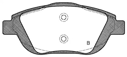 Комплект тормозных колодок BPA1392.00 OPEN PARTS