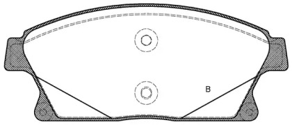 Комплект тормозных колодок BPA1431.02 OPEN PARTS