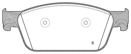 Комплект тормозных колодок BPA1440.01 OPEN PARTS