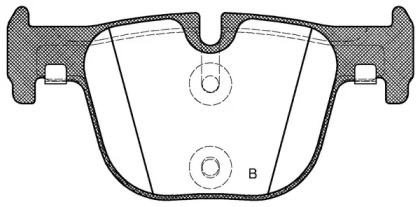 Комплект тормозных колодок BPA1493.00 OPEN PARTS