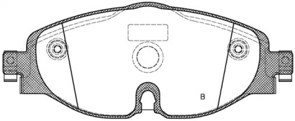 Комплект тормозных колодок BPA1515.01 OPEN PARTS