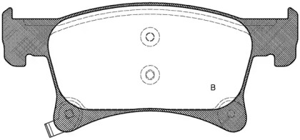 Комплект тормозных колодок BPA1580.02 OPEN PARTS