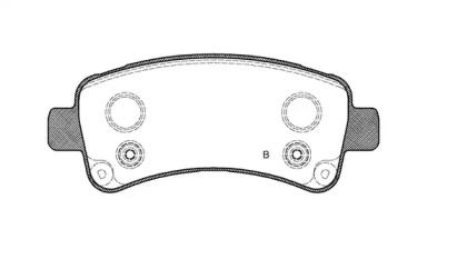 Комплект тормозных колодок BPA1588.02 OPEN PARTS