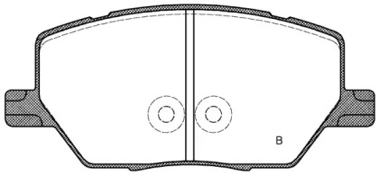 Комплект тормозных колодок BPA1640.02 OPEN PARTS