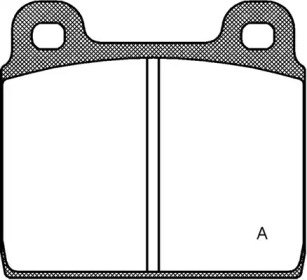 Комплект тормозных колодок BPA0002.20 OPEN PARTS