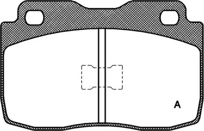 Комплект тормозных колодок BPA0114.00 OPEN PARTS