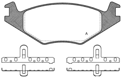 Комплект тормозных колодок BPA0171.20 OPEN PARTS