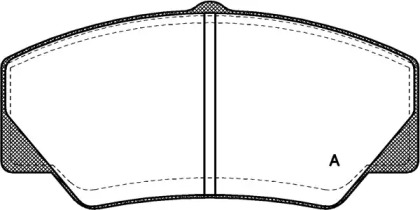 Комплект тормозных колодок BPA0206.00 OPEN PARTS